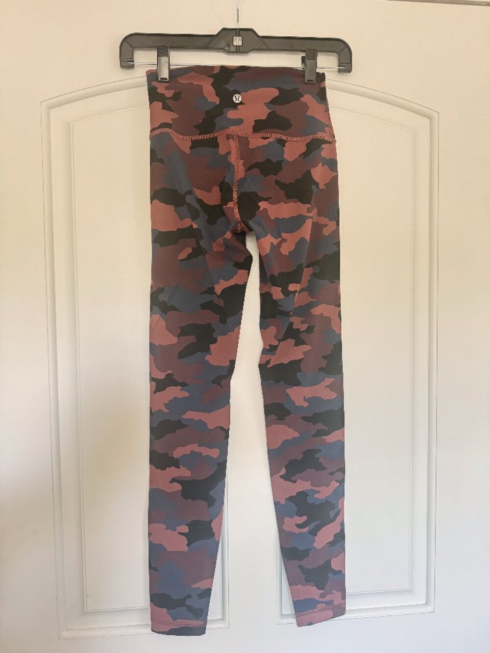 Lululemon Wunder Train High-Rise Tight Legging Heritage 365 Camo Smoky Red sz 4